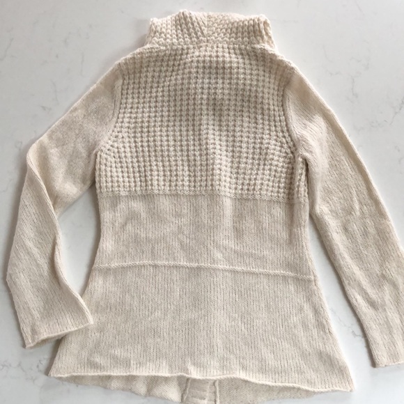 Mossimo Supply Co. Creamy White Knit Hooded Cardi - Picture 9 of 12